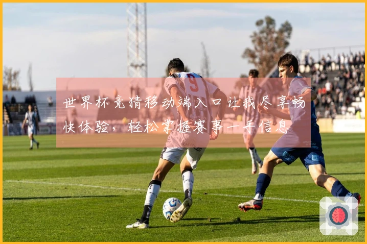 世界杯竞猜移动端入口让我尽享畅快体验，轻松掌握赛事一手信息